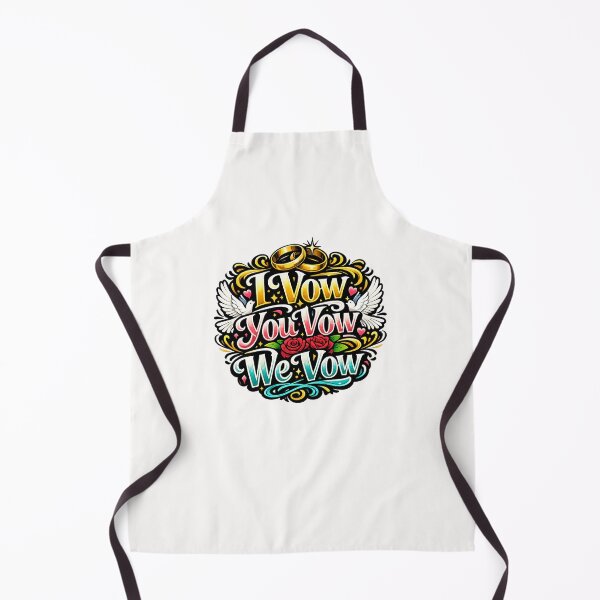 Item preview, I Vow You Vow We Vow – Wedding Love Typography designed and sold by Places On Earth.