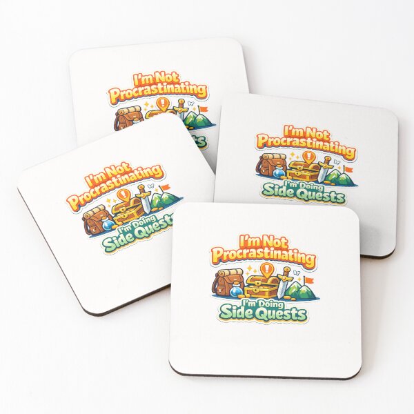 Item preview, I’m Not Procrastinating I’m Doing Side Quests – Gamer Humor Quote designed and sold by Places On Earth.
