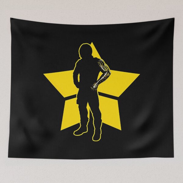 Item preview, Bucky Barnes Avengers Star Thunderbolts Silhouette Original designed and sold by haneen30.