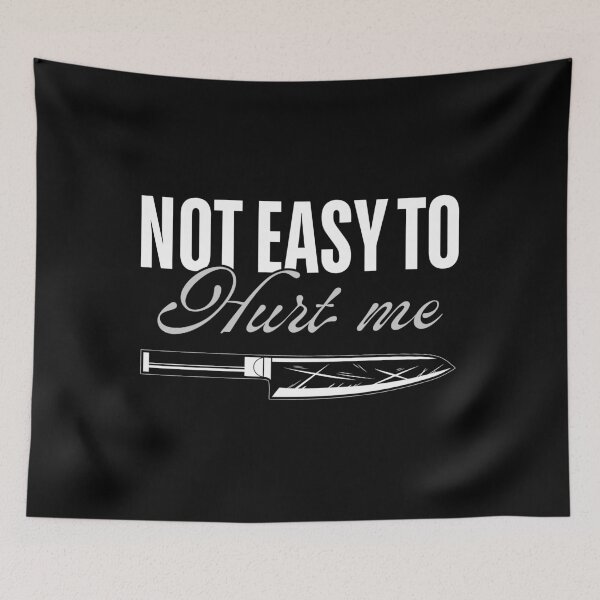 Item preview, Not Easy to Hurt Me – Emotional Armor Knife designed and sold by ObsidianDaz.