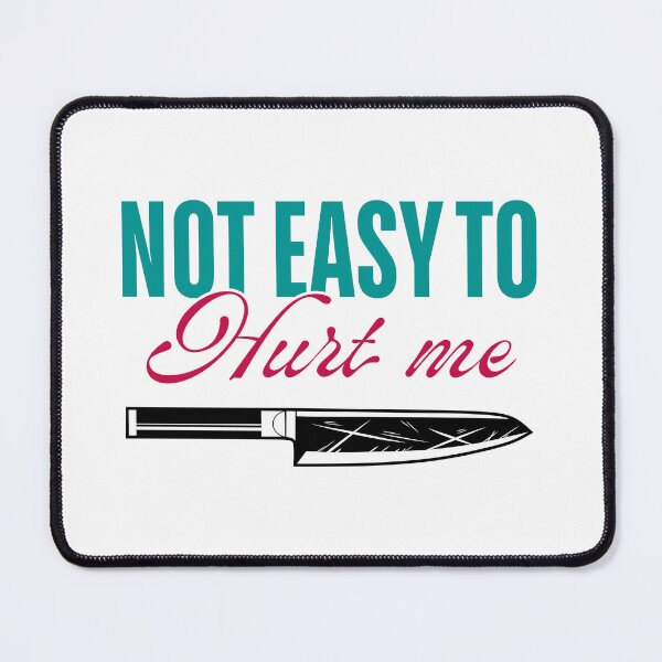 Item preview, Not Easy to Hurt Me – Emotional Armor Knife designed and sold by ObsidianDaz.