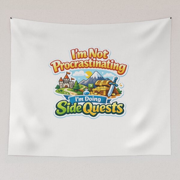 Item preview, I’m Not Procrastinating I’m Doing Side Quests – Clean Gamer Joke designed and sold by Places On Earth.