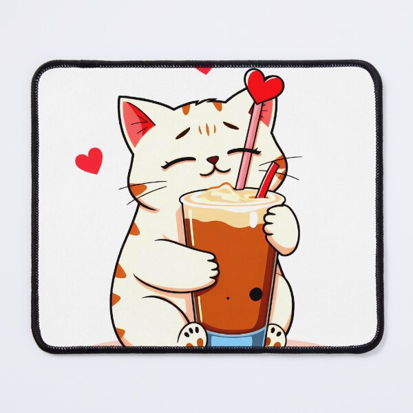 Item preview, Bubble Tea Cat – Whimsical Love & Comfort designed and sold by meesub.