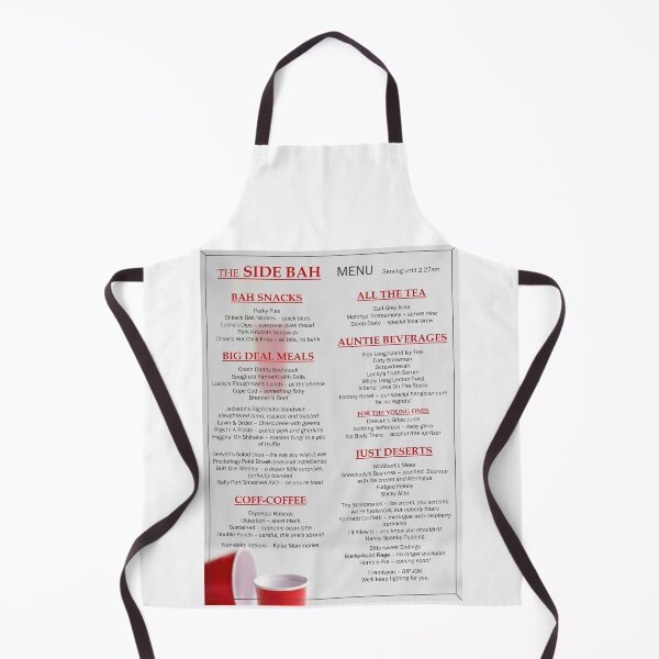 Item preview, The SIDE BAH menu! Hysterical Karen Read trial memorabilia. designed and sold by Funny Wisdom.