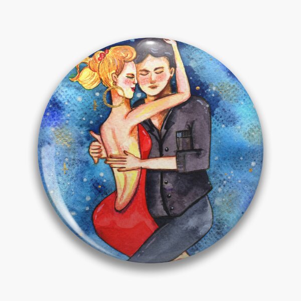 Item preview, Bachata Dancing Couple – Watercolour Illustration designed and sold by lippostcard.