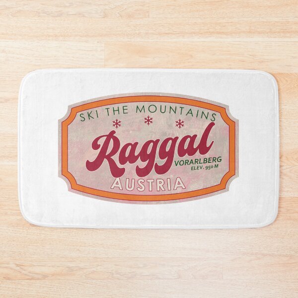 Item preview, Raggal, Austria, Vorarlberg, Ski, textured skiing badge designed and sold by Wanderful-roads.