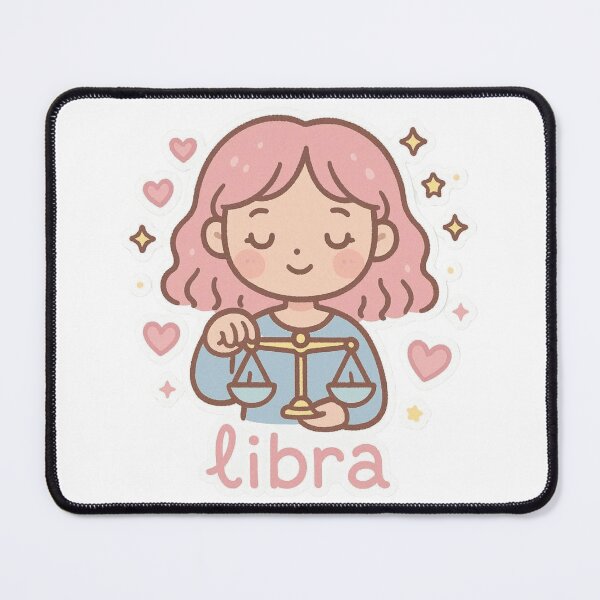 Item preview, Libra Zodiac Sticker | Aesthetic Balance Design designed and sold by sunlightdesign.