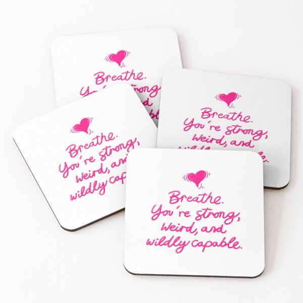 Item preview, Breathe You Are Strong Weird Capable designed and sold by hjbzazuj36.
