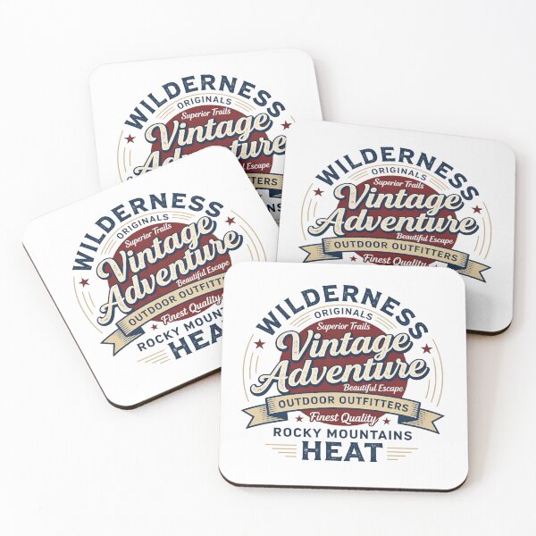 Item preview, Vintage Adventure Wilderness T-Shirt – Outdoor Outfitters Rocky Mountains Heat | Retro Hiking Gift designed and sold by Williams Anderson.