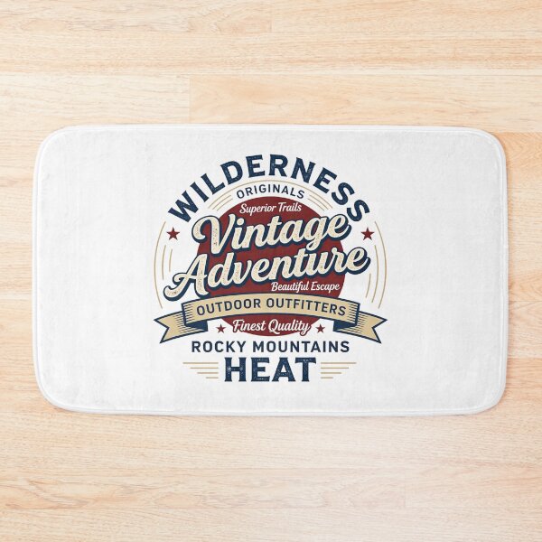 Artikelvorschau, Vintage-Abenteuer-Wildnis-T-Shirt – Outdoor Outfitters Rocky Mountains Heat | Retro-Wandergeschenk entworfen und verkauft von Williams Anderson.