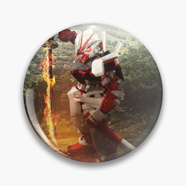 Item preview, astray red frame on fire samurai mecha designed and sold by sabartgunpla.