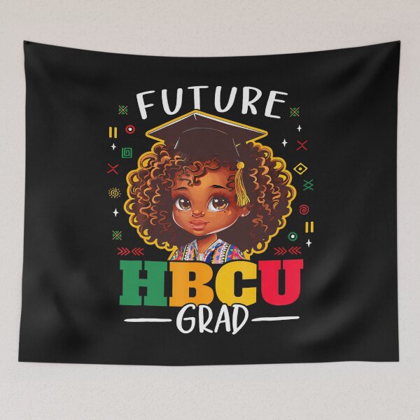 Item preview, Future HBCU Grad Kids Black Girl Afro Black History Month T-Shirt  designed and sold by krotkrot.