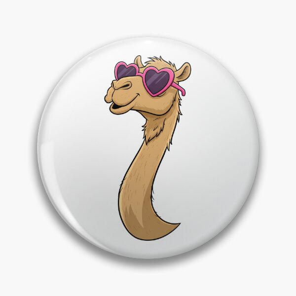 Item preview, Cute Cartoon Camel Heart Sunglasses designed and sold by k3rstman1.