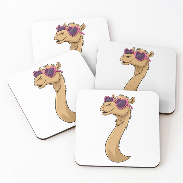 Item preview, Cute Cartoon Camel Heart Sunglasses designed and sold by k3rstman1.