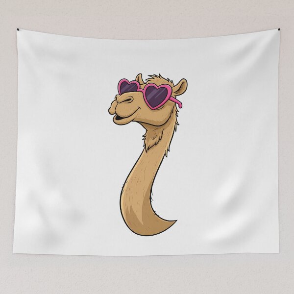 Item preview, Cute Cartoon Camel Heart Sunglasses designed and sold by k3rstman1.