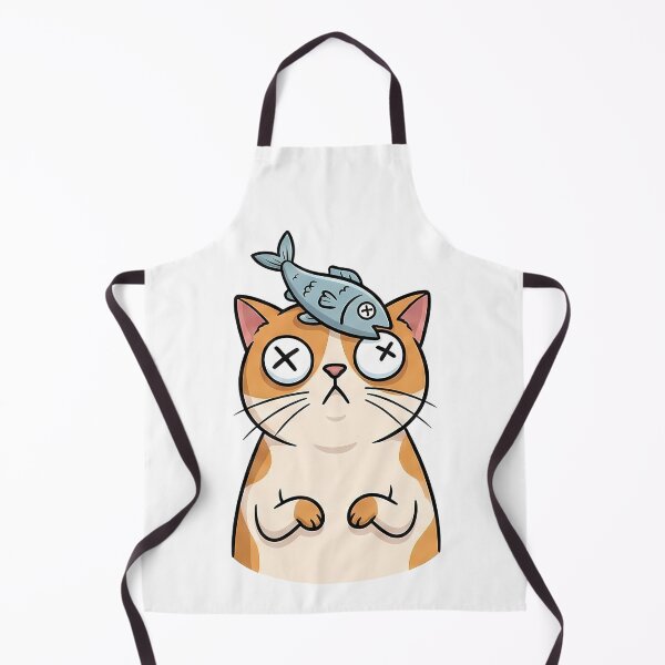 Item preview, Dazed Cat Fish on Head Cartoon designed and sold by k3rstman1.