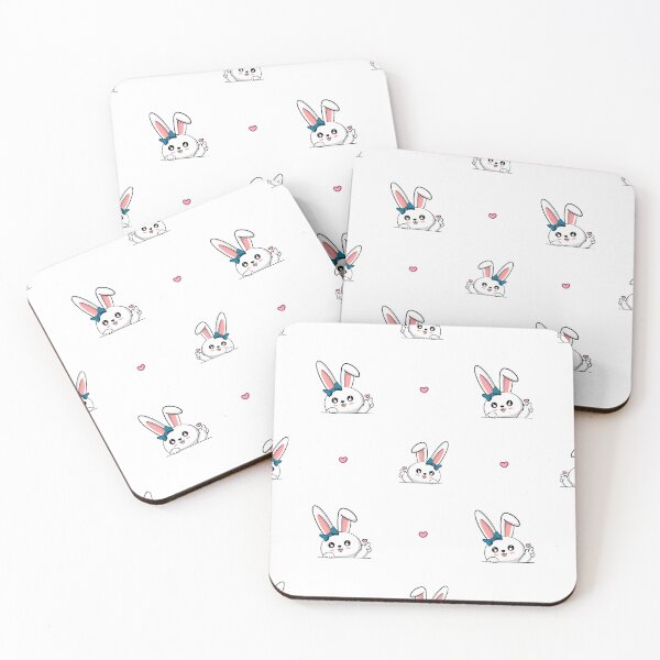 Item preview, "Finger Heart Bunny" - Cute Kawaii Rabbit Pattern for K-Pop Fans designed and sold by LYAN-STORE.