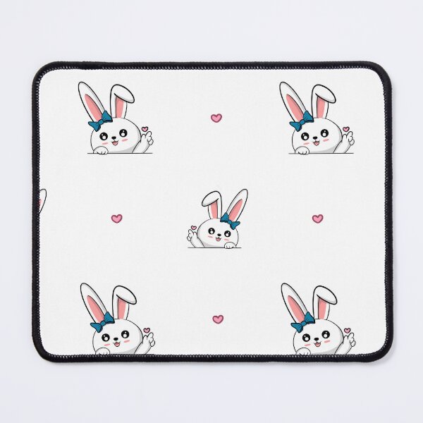 Item preview, "Finger Heart Bunny" - Cute Kawaii Rabbit Pattern for K-Pop Fans designed and sold by LYAN-STORE.