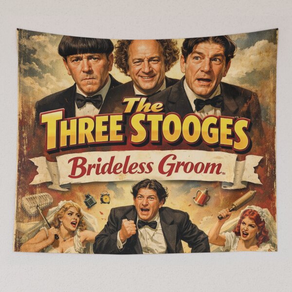 Item preview, The Three Stooges Brideless Groom Movie designed and sold by Mauswohn.