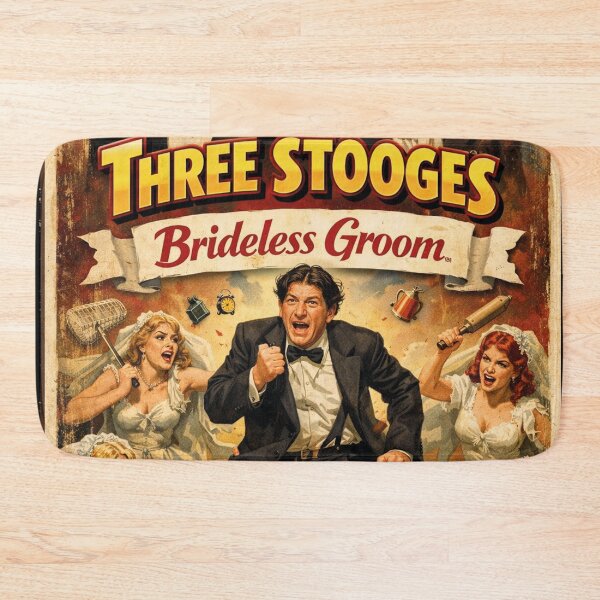 Item preview, The Three Stooges Brideless Groom Movie designed and sold by Mauswohn.