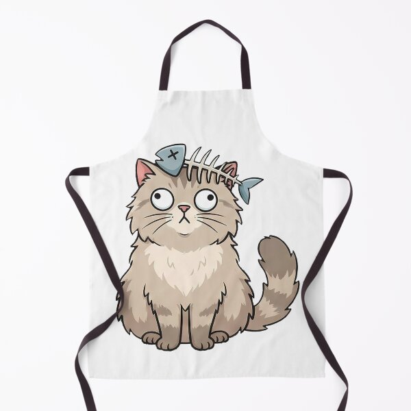 Item preview, Confused Cat With Fishbone Hat designed and sold by k3rstman1.