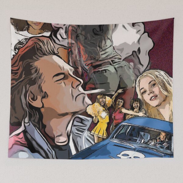 Item preview, Death Proof Fan Art Poster designed and sold by Elle Gee Graphic Art & Design.