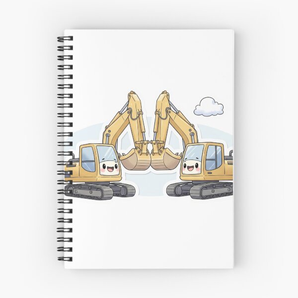 Item preview, Cute Yellow Excavator designed and sold by 4AGift.