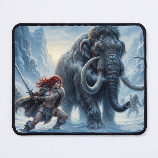 Item preview, Red Sonja: Mammoth of the Frozen Pass designed and sold by Samantha AI Artist.