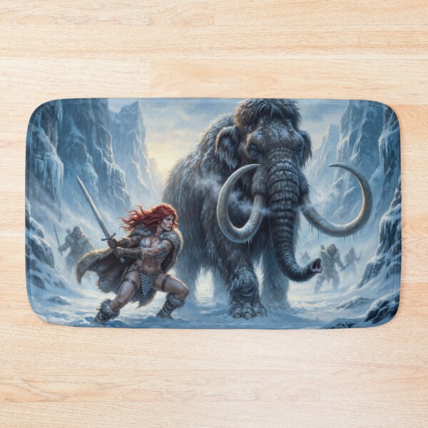 Item preview, Red Sonja: Mammoth of the Frozen Pass designed and sold by Samantha AI Artist.