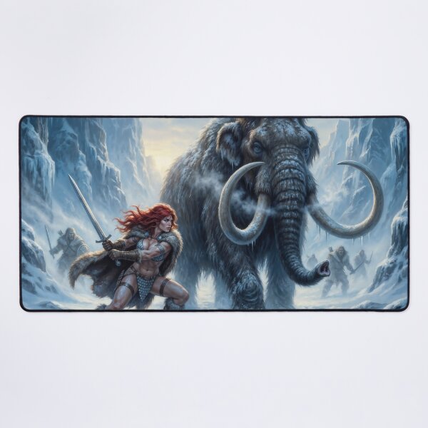 Item preview, Red Sonja: Mammoth of the Frozen Pass designed and sold by Samantha AI Artist.
