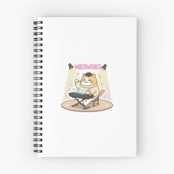 Item preview, Keyboard Cat Maestro: Cute Chubby Kitty Playing Piano - Noopnyang Studio designed and sold by NoopnyangStudio.
