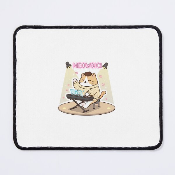 Item preview, Keyboard Cat Maestro: Cute Chubby Kitty Playing Piano - Noopnyang Studio designed and sold by NoopnyangStudio.