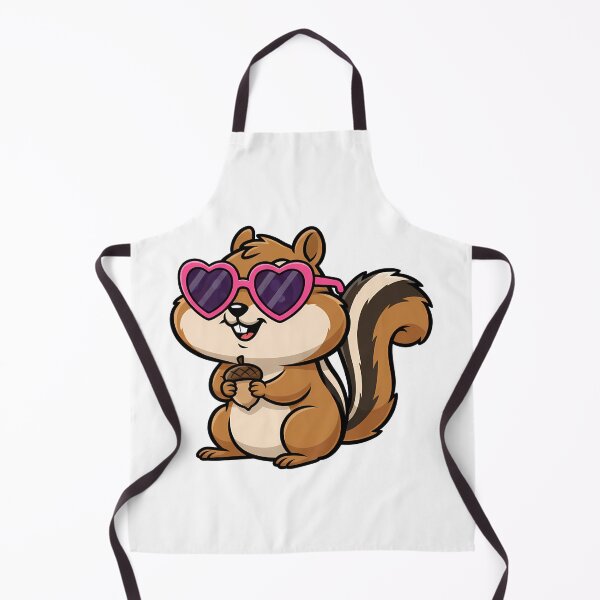 Item preview, Cute Chipmunk Pink Heart Sunglasses Acorn designed and sold by k3rstman1.