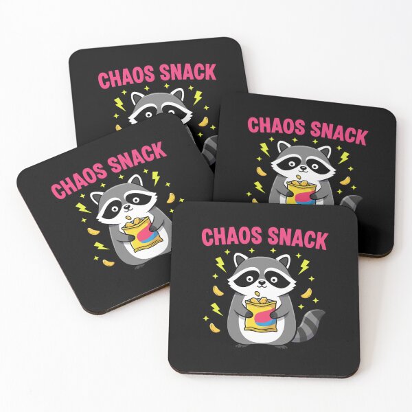 Item preview, Chaos Snack Funny Raccoon Shirt | Cute Absurd Humor designed and sold by MotivaChic.