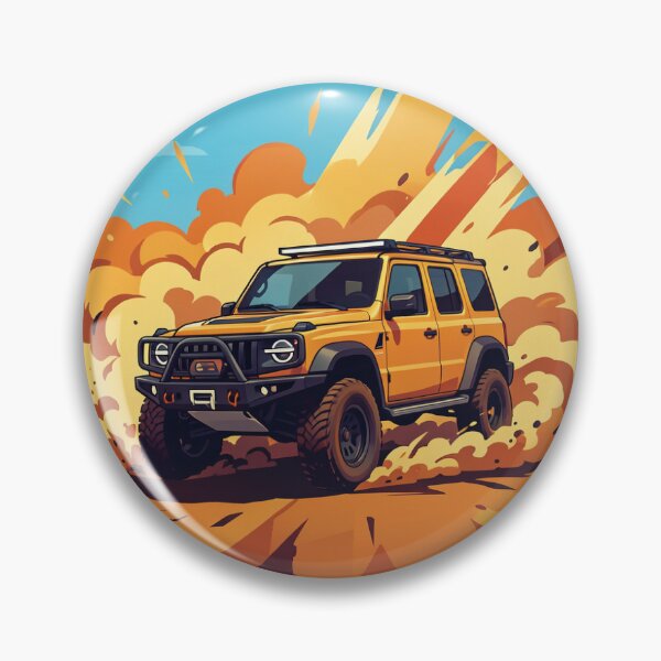 Item preview, Offroad 4x4 Adventure – Powerful SUV Explosion Style Illustration designed and sold by myforestfog.