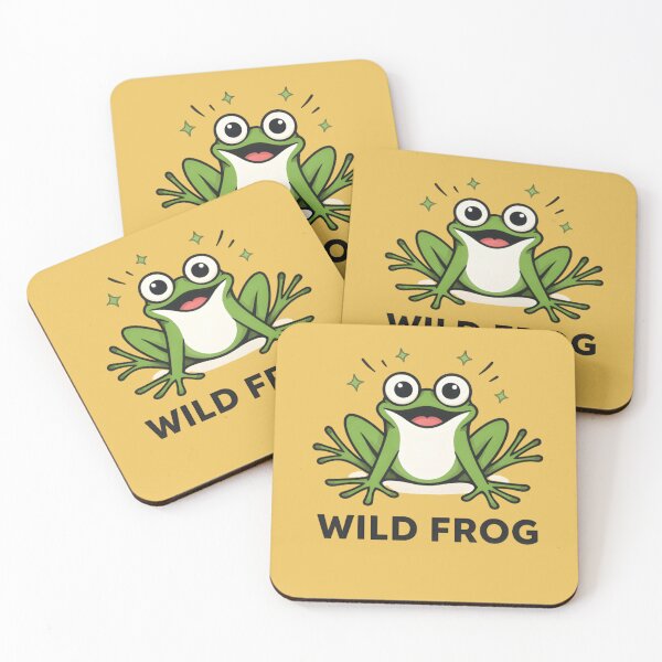 Item preview, Wild Frog Sticker – Chaotic Frog Energy Funny Meme Shirt designed and sold by ZyxDes.