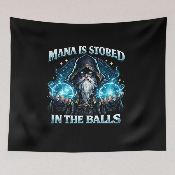 Item preview, Mana is Stored in The Balls designed and sold by LunaMagicStudio.