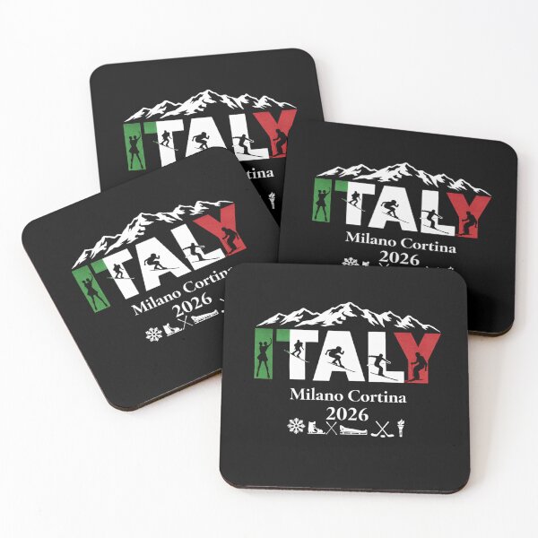 Item preview, Italy Winter Sports, Milano Cortina 2026, Italian Alps Souvenir, Skiing Snowboarding, Winter Games Fan Apparel designed and sold by TschandriaArt.