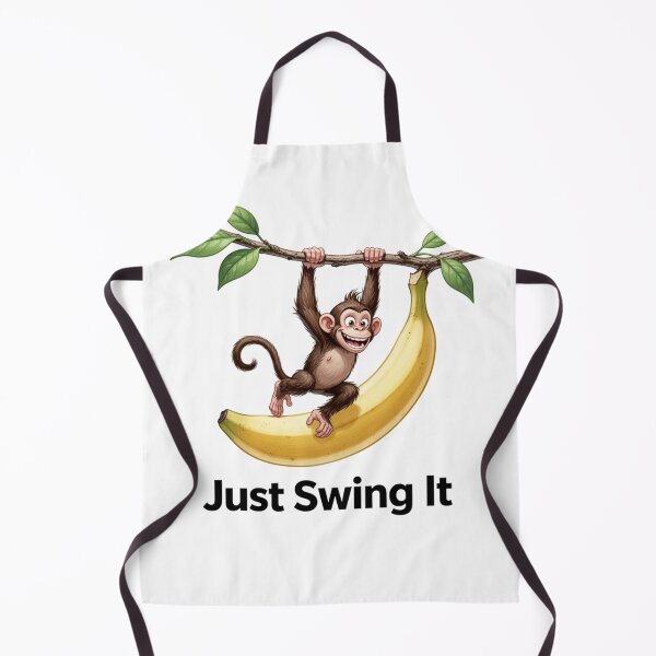 Item preview, Just Swing It — Funny Monkey Banana Parody Design designed and sold by WearContext.