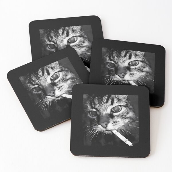 Item preview,  Cat Smoking Meme designed and sold by Mekkey .