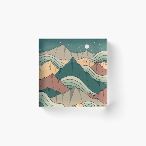 Item preview, Dark green waves designed and sold by Swadeillustrations.