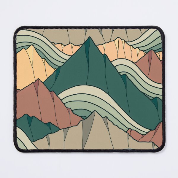 Item preview, Dark green waves designed and sold by Swadeillustrations.