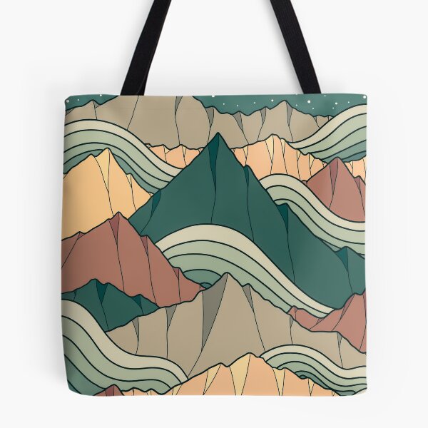 Item preview, Dark green waves designed and sold by Swadeillustrations.