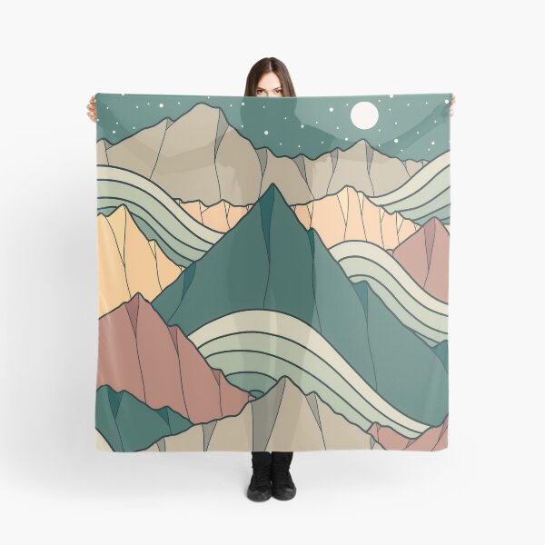 Item preview, Dark green waves designed and sold by Swadeillustrations.