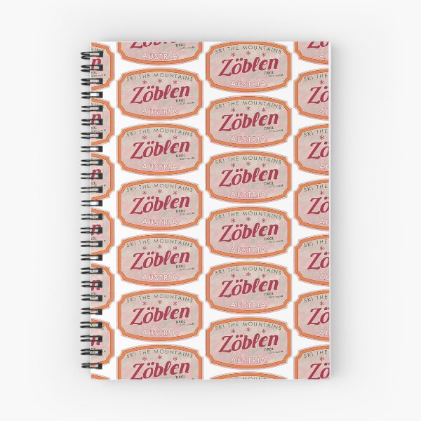 Item preview, Zöblen, Austria, Tirol, Ski, textured skiing badge designed and sold by Wanderful-roads.