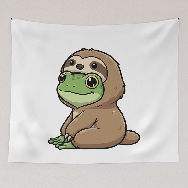 Item preview, Cute Frog in Sloth Costume Animal Lover designed and sold by k3rstman1.