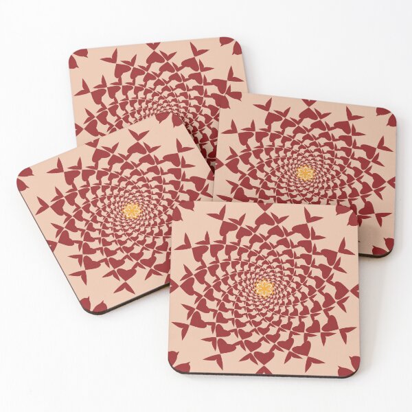 Item preview, Golden Heart Spiral Blo designed and sold by OIL Pattern Design .