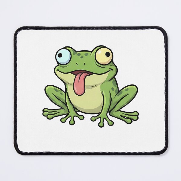 Item preview, Goofy Green Frog Cartoon Tongue Out designed and sold by k3rstman1.