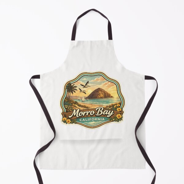 Item preview, Morro Bay California Coastal Scene – Seabirds, Sailboats and Morro Rock at Golden Hour designed and sold by Places On Earth.