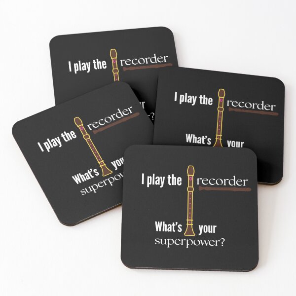 Item preview, I Play The Recorder What's Ypur Superpower? Funny Gift For Instrument Recorder Player  designed and sold by AGreetee.